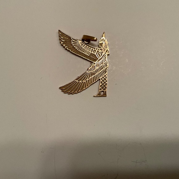 14 Kt Golden Isis Pendant